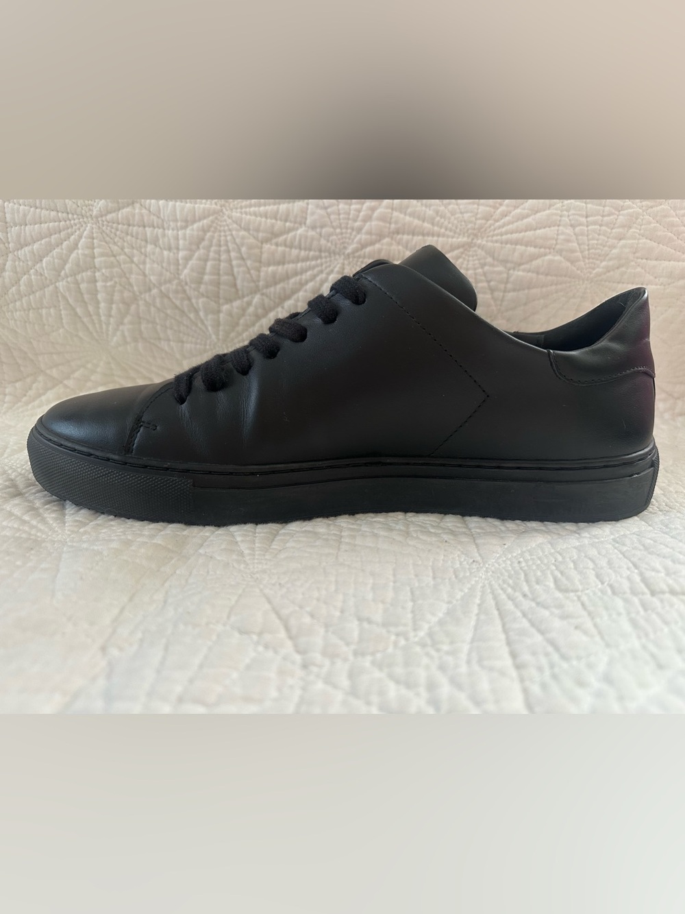 Axel Arigato Black Leather Sneakers with Multicolor Bird Embroidery - Picture 10 of 13